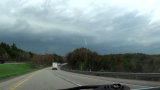 Severe thunderstorm line Pennsylvania 5-1-17 5/1/17