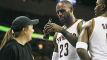 LeBron James Grabs a BEER During Game 1 vs Raptors