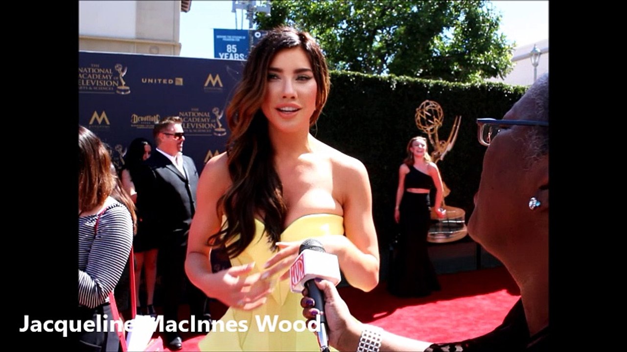 Jacqueline MacInnes Wood of The Bold and the Beautiful at 2017 Daytime Emmy Awards