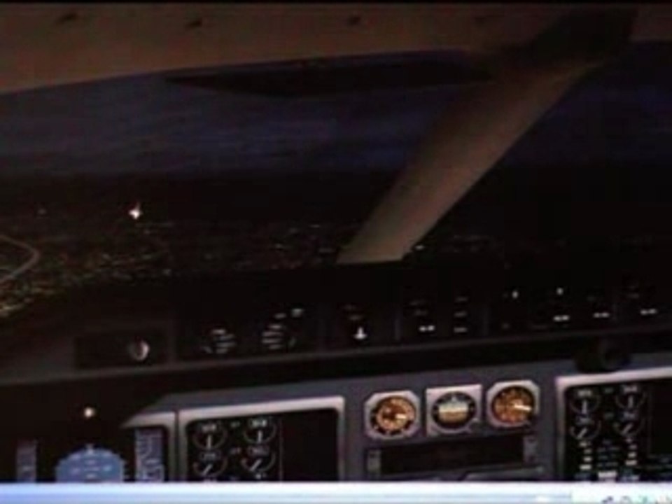 FSX - Vol de nuit et attérissage périlleux