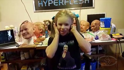 Creepy Little Girl Mask and Mask Maker, Landon Meier