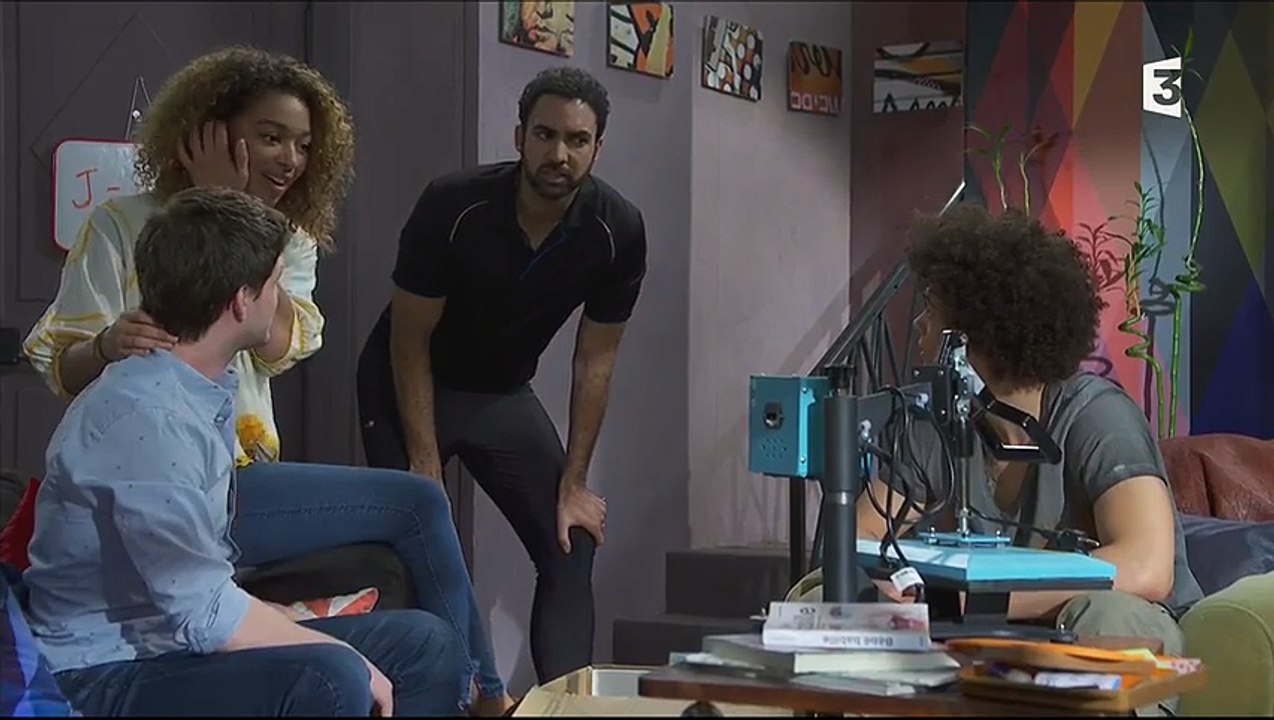 Passage de Plus belle la Vie Episode 3267 Bryan Trésor