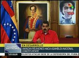 Maduro llama a opositores a reflexionar y unirse a la Constituyente