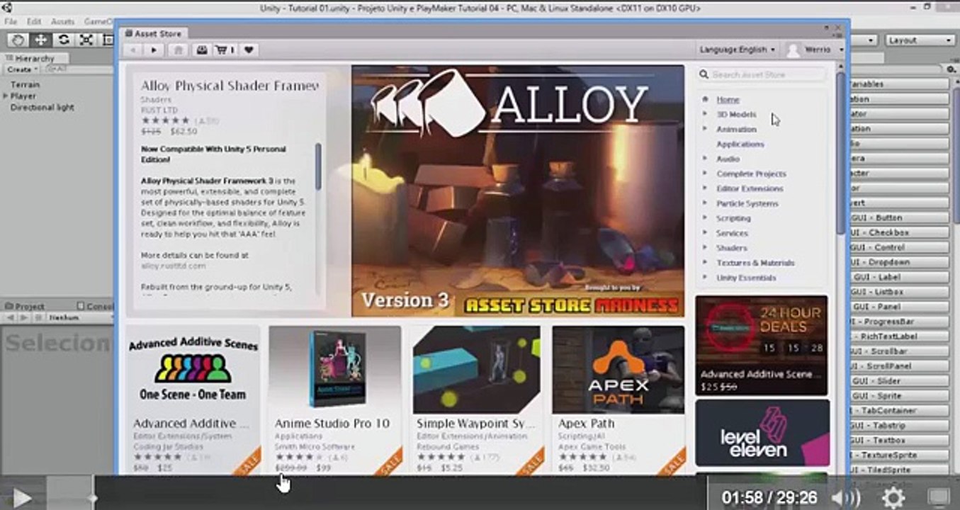 Tutorial 04 Unity e PlayMaker - AI - Parte 01