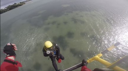 Pilot Rescued After Helicopter Crashes Into Porirua Harbour