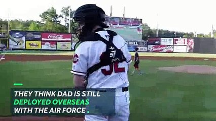 Air Force dad pulls off epic homecoming surprise for kids