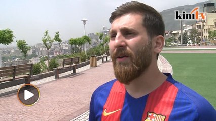 Video: Reza Parastesh 'kembar' Lionel Messi