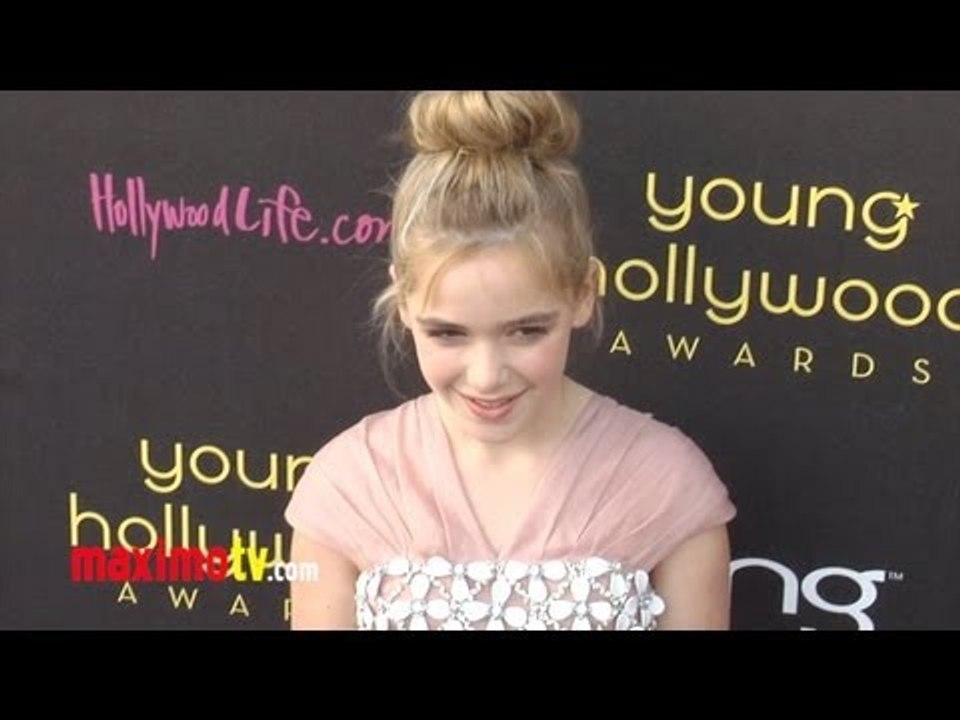 Kiernan Shipka at 14th Annual Young Hollywood Awards - Maximo TV Red Carpet Video