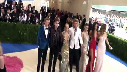 Sistine Stallone holds her own at the Met Gala alongside models
