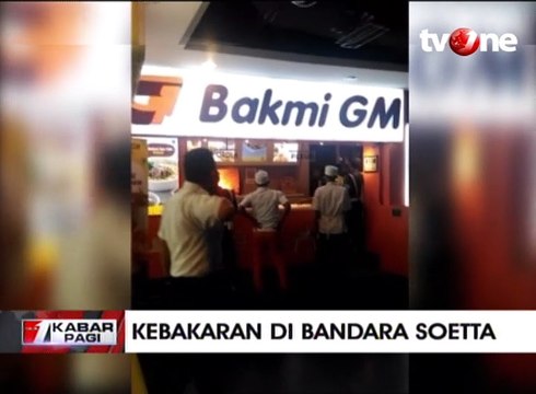 Kebakaran Restoran Hebohkan Bandara Soetta