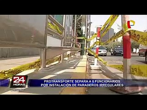 Protransporte reubicará paraderos del corredor Tacna-Garcilaso-Arequipa y Javier Prado