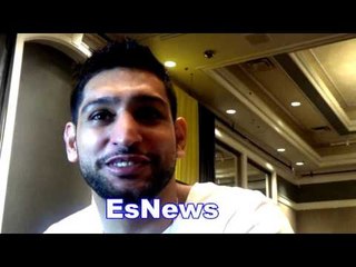 Exclusive  Amir Khan On Virgil Hunter Reaction To What floyd mayweather said - esnews boxing