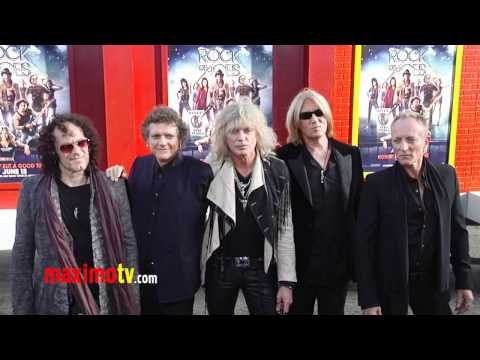 Def Leppard at Rock of Ages World Premiere Arrivals - Maximo TV Red Carpet Video