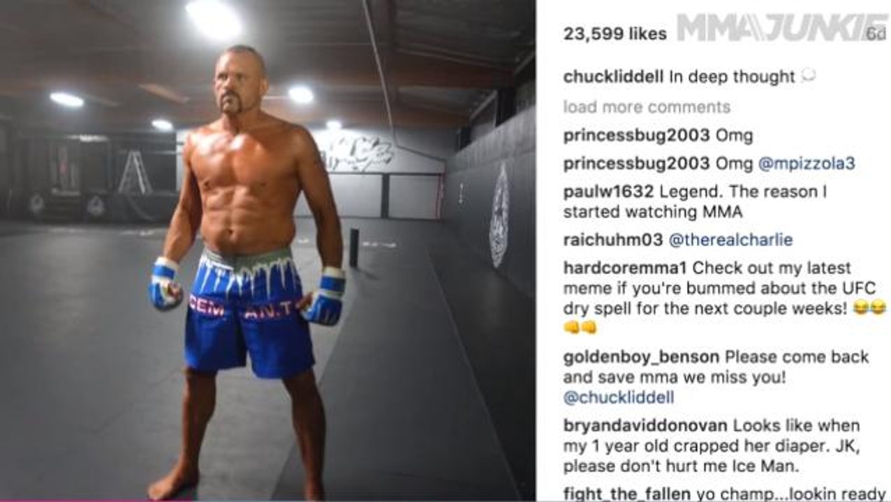 A Chuck Liddell UFC comeback is the logical conclusion, isn't it?