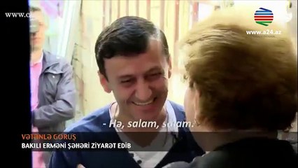 BAKILI ERMƏNİ ŞƏHƏRİ ZİYARƏT EDİB