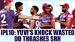 IPL 10: DD thrashes SRH by 6 wickets, Yuvraj Singh knock wasted | Oneindia News