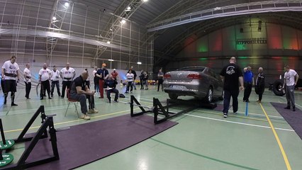 car deadlift (women) Jyväskylä power weekend,strongman cup Finland