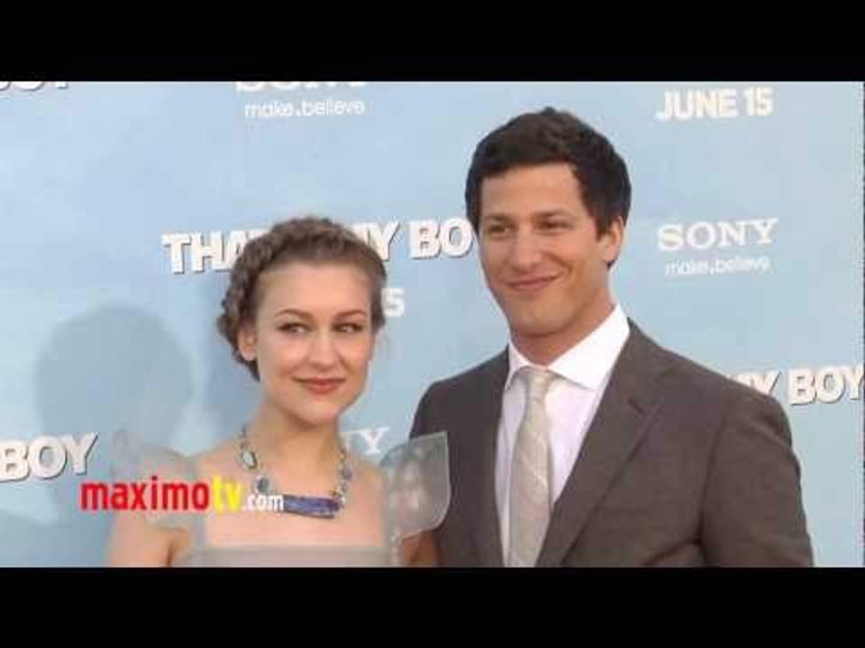 Andy Samberg and Joanna Newsom "That's My Boy" Premiere Arrivals - MAXIMO TV Red Carpet VIDEO