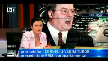 Vadim Tudor-ACEST TANAR ISI VA MUSCA SINGUR BEREGATA!