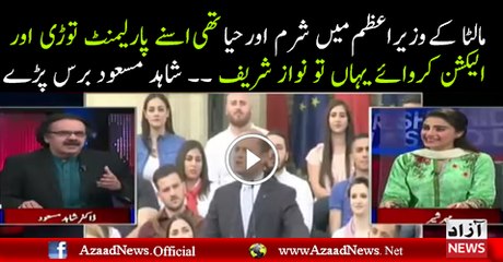 Malta Ke PM Main Sharam Aur Haya Thi : Dr. Shahid Masood