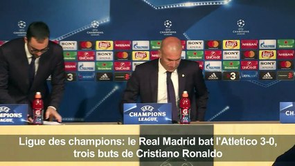 Le Real Madrid bat l'Atletico 3-0, 3 buts de Ronaldo