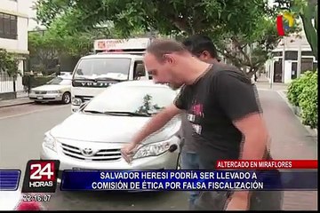 Salvador Heresi podría ser llevado a Comisión de Ética por falsa fiscalización