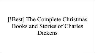[EBOOK] The Complete Christmas Books and Stories of Charles Dickens by Charles Dickens Z.I.P