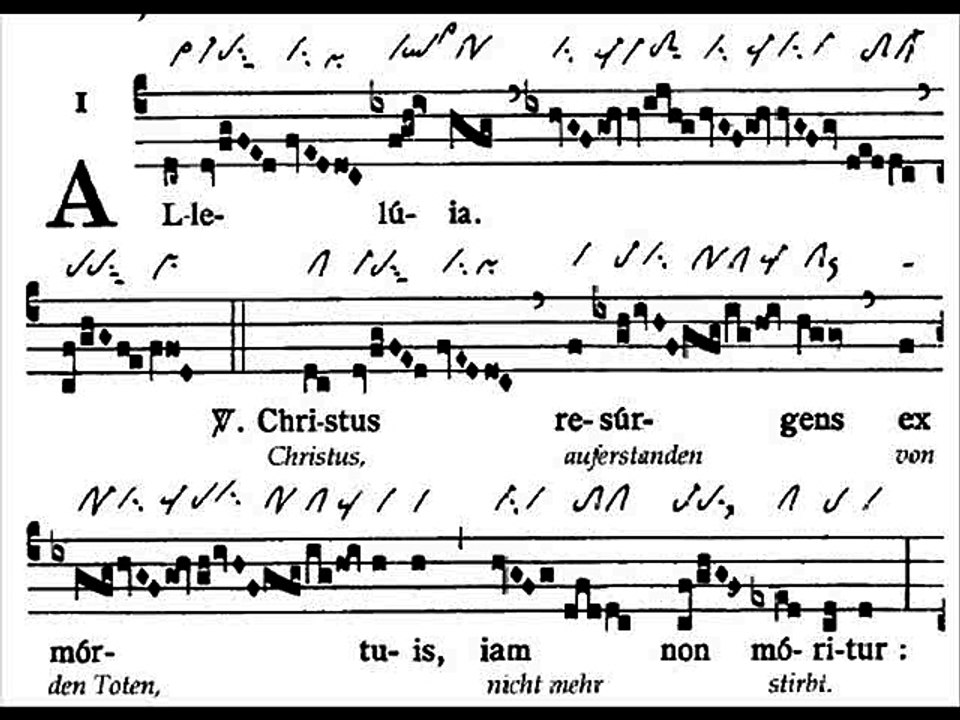 Alleluia Christus resurgens ,Dominica V paschae (5 TP)