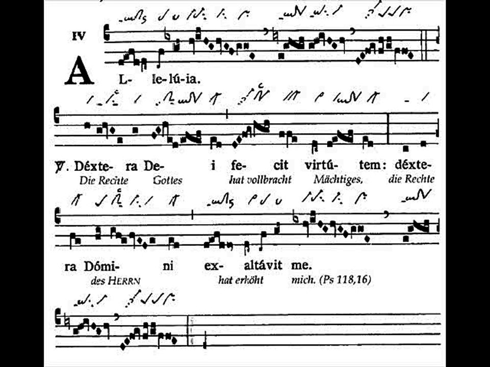 Alleluia Dextera Dei ,Dominica V paschae (5 TP)