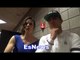 jessie vargas and boxing champ jelena reaction to mikey garcia win EsNews Boxing