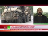 Suicide blast rocks NATO vehicles in Kabul, at least 8 people killed