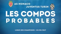 Monaco-Juventus Turin : les compositions probables