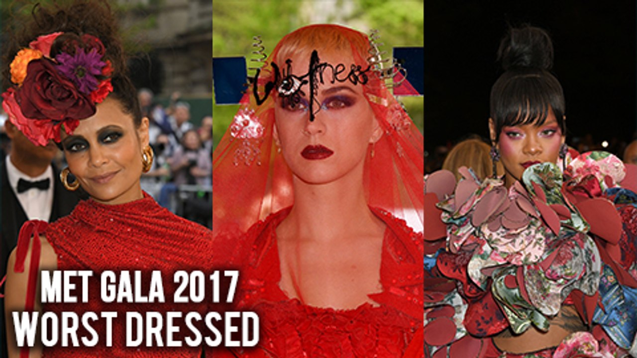 Met Gala 2017 WORST DRESSED | Katy Perry, Rihan...
