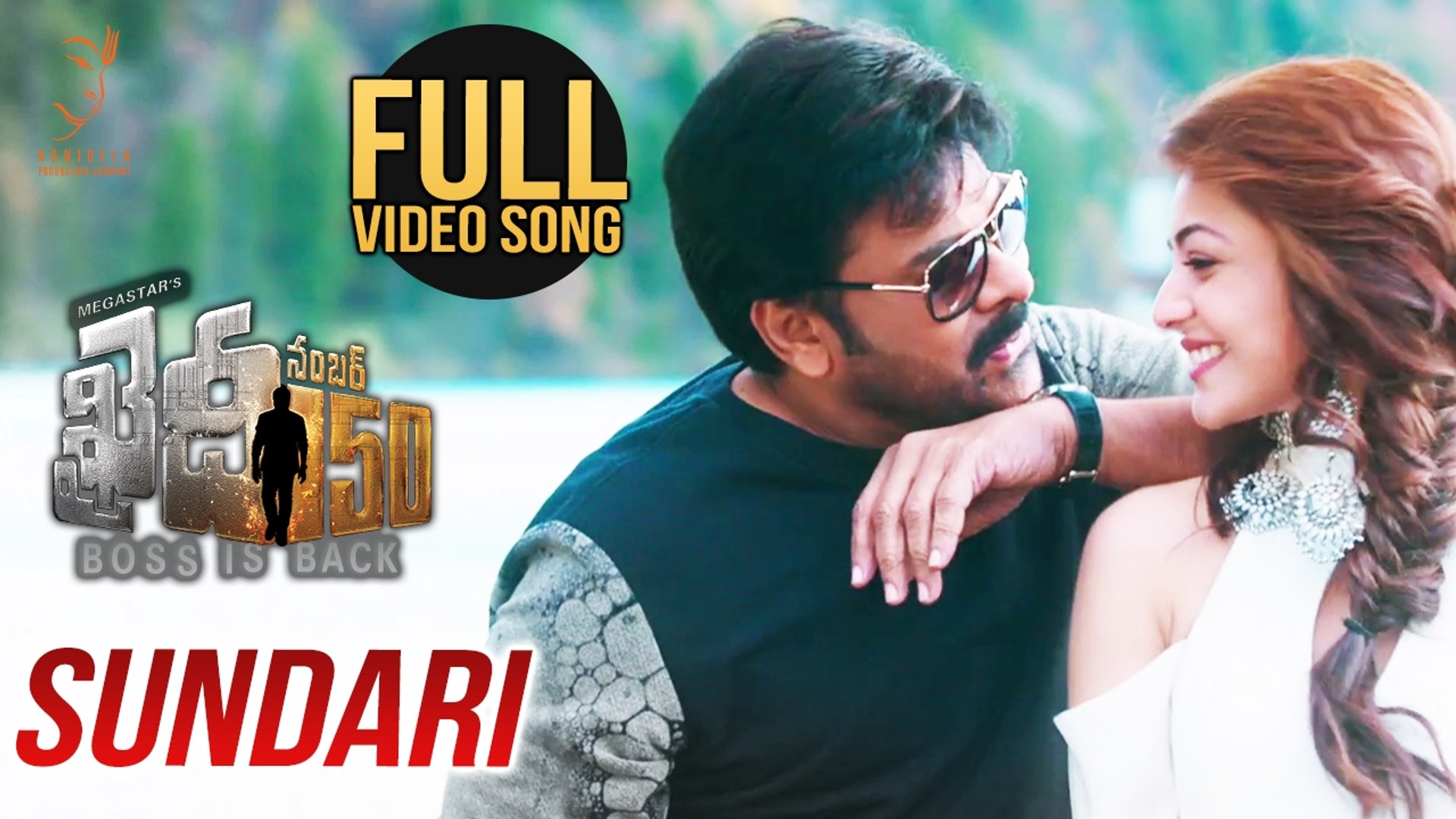 Kajal Aggarwal Xxx Video - Sundari Full Video Song ||Chiranjeevi || Kajal Aggarwal || V V Vinayak ||  Rockstar DSP - video Dailymotion