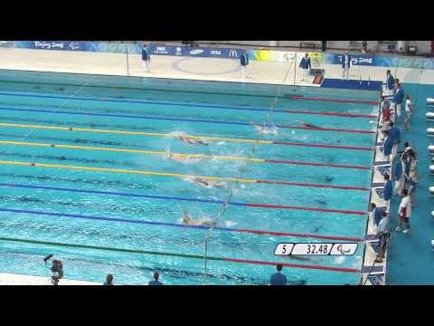 Swimming Men's 100m Backstroke S11 - Beijing 2008 Paralympic Games