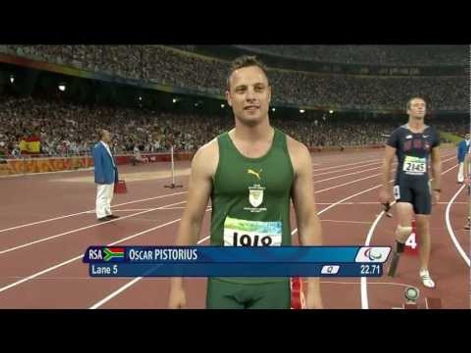 Men's 200m T44 - Beijing 2008 Paralympic Games