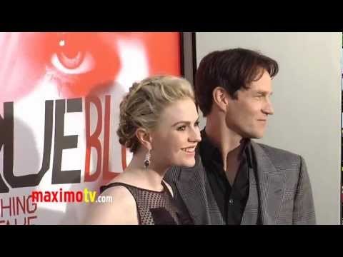 True Blood Season 5 Premiere ARRIVALS Anna Paquin, Alexander Skarsgard, Stephen Moyer