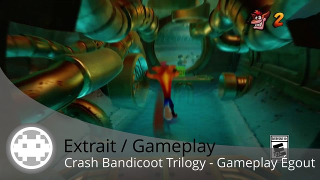 Extrait / Gameplay - Crash Bandicoot N'Sane Trilogy (Gameplay dans les Égouts !)