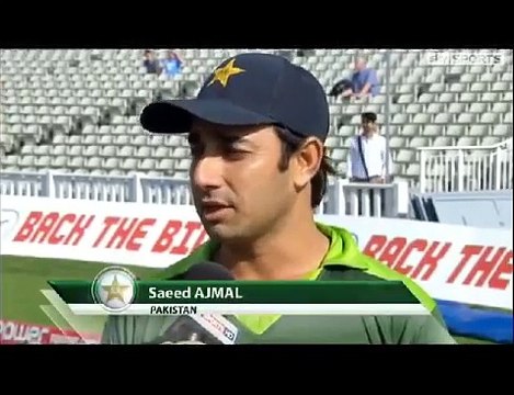 Pakistani Cricketer Saeed Ajmal's Funny English