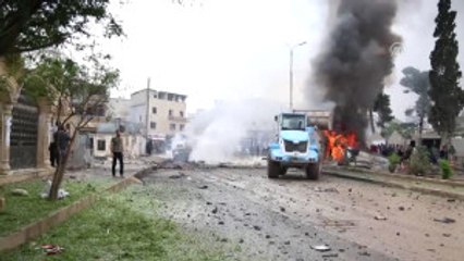 Azez'de Bomba Yüklü Araçla Saldırı