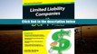 Popular Book  Limited Liability Companies for Dummies  For Online
