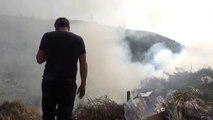 Bodrum Çöplüğünde Yangın