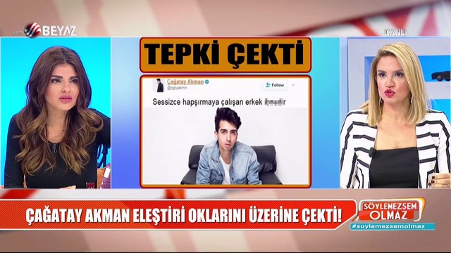 Genç şarkıcı Çağatay Akman'ın paylaşımı tepki topladı