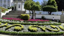 Sanktuarium Dobrego Jezusa z Góry (Bom Jesus do Monte) w Bradze PORTUGALIA 8 lipca 2016 Piątek