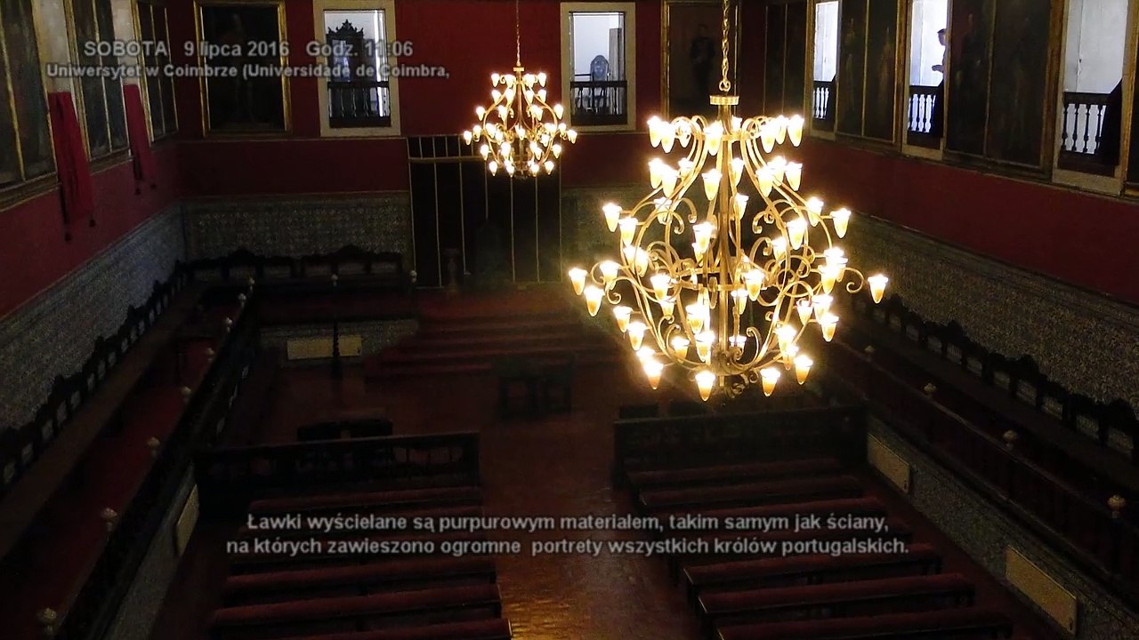 Uniwersytet w Coimbrze, Portugalia Piątek 9 lipca 2016 r.