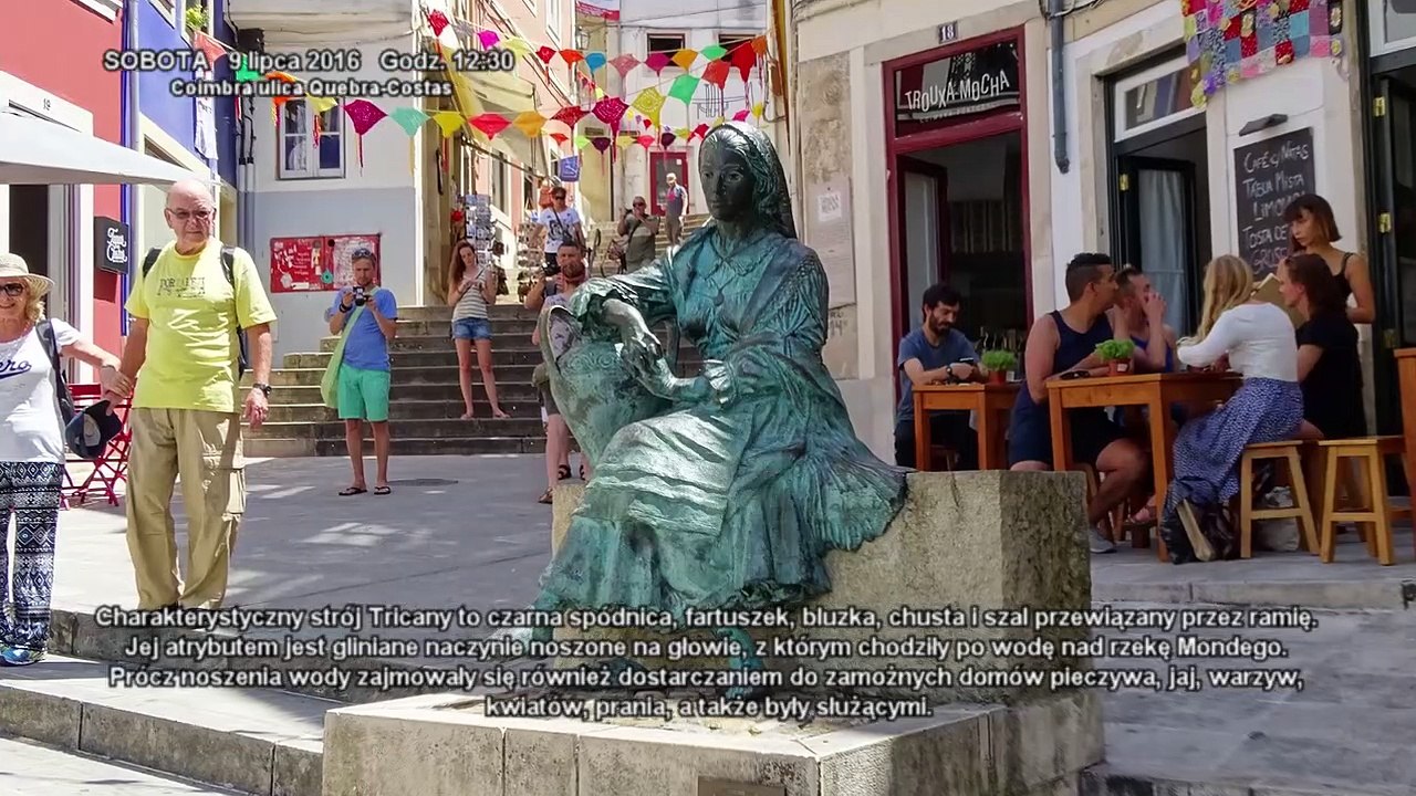 Miasto Coimbra w Portugalii, Sobota 9 lipca 2016 r.