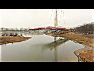 Timelapse of Bridge at Eton Dorney, London 2012 Paralympic Rowing Venue