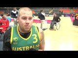 Australia at the London 2012 Wheelchair Rugby test event.