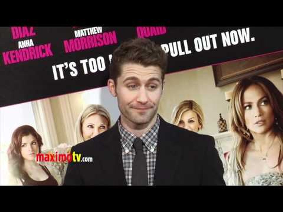 Matthew Morrison "What to Expect When You're Expecting" Premiere ARRIVALS