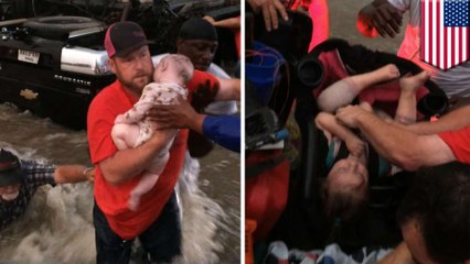 Viral video shows children rescued by Good Samaritans in Texas storm